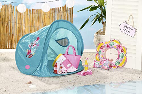 BABY born Holiday - Set de Playa, Para Manos pequeñas, Promueve la Empatía y Las Habilidades Sociales, Para Niños a Partir de 3 Años, Para Muñecas de 36 a 43 cm