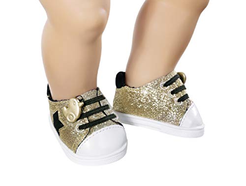 BABY born Trend Sneakers 2 assorted Zapatos de muñeca - Accesorios para muñecas (Zapatos de muñeca, 3 año(s), Oro, Plata, BABY born, Niño, Chica), 1 unidad, Colores Surtidos