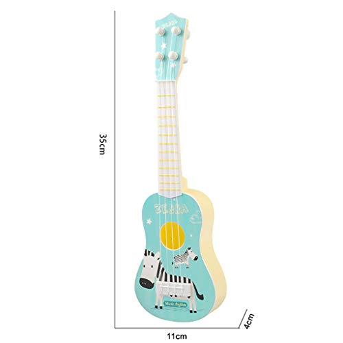 Baipin Guitarra para Niños, Guitarra de Juguete, 4 Cuerdas, Juguete Lindo del Instrumento para el Juego Temprano de la Educación del Bebé Niño y Niña