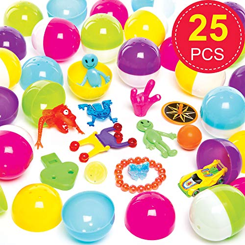 Baker Ross- Huevos con Sorpresa (Pack de 25) -Regalos infantiles para bolsas de cotillón