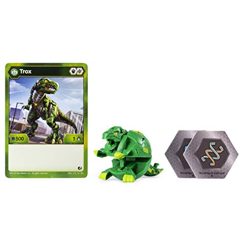 Bakugan, Trox, criatura transformadora coleccionable de 5 cm de alto, para edades de 6 en adelante