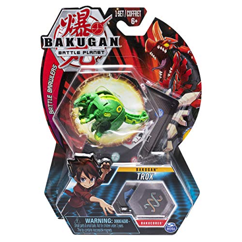 Bakugan, Trox, criatura transformadora coleccionable de 5 cm de alto, para edades de 6 en adelante