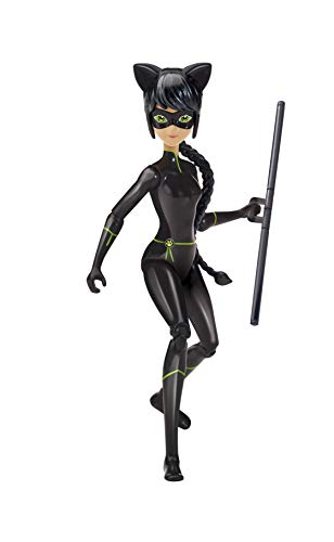 Bandai Miraculous Ladybug 39761 - Figura superarticulada (15 cm), Color Negro