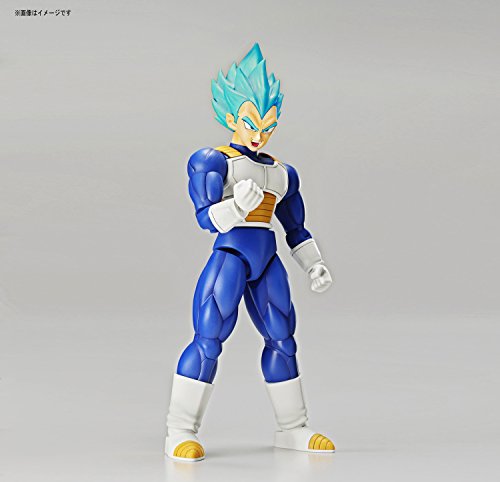 BANDAI Model Kit 19766 – 58577 Figure Rise – Super Saiyan God Vegeta, 15 cm