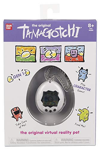 BANDAI Tamagotchi Original White/Black Virtual Pet Device Electronic Game