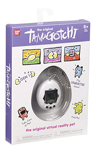 BANDAI Tamagotchi Original White/Black Virtual Pet Device Electronic Game