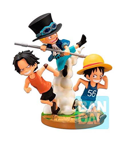 Banpresto One Piece - Estatua Diorama Ichibansho Figures Luffy, Sabo y Ace