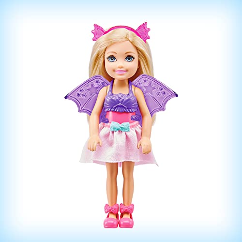 Barbie Chelsea Dreamtopia Muñeca se disfraza con accesorios de moda y disfraces de juguete (Mattel GTF40)