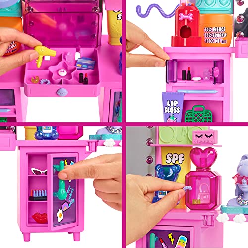 Barbie Extra Set de juego para muñecas, con luces y sonidos y accesorios de moda de juguete, regalo para niñas y niños +3 años (Mattel GYJ70)