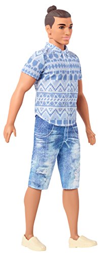 Barbie Fashionista, muñeco Ken Distressed Denim (Mattel FNJ38)