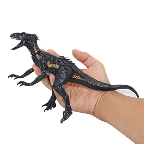 BASOYO Parque Jurásico Dinosaurios Juguete Conjunto Figura de acción móvil Juguetes clásicos de Dinosaurio Indoraptor para niños 15cm