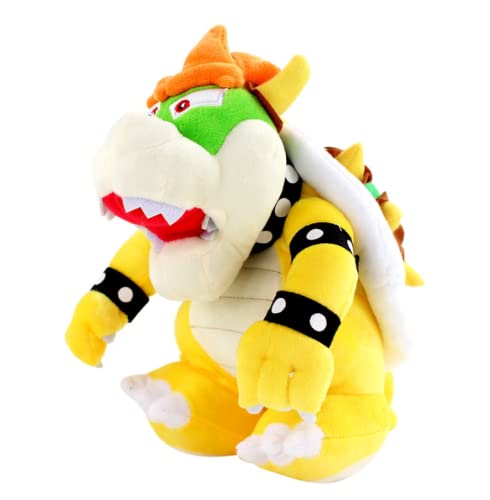 BATFLDEM Juguete De Peluche Bowser Koopa, Lindo Muñeco De Peluche Suave, Juego De Dibujos Animados Super Mario Bros.Figuras De Juguete, Regalo De Cumpleaños Y Navidad para Niños 29Cm