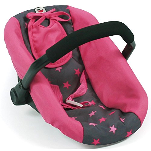 Bayer Chic 2000-Asiento de Coche para muñecas de bebé, Color Rosa (708 82)