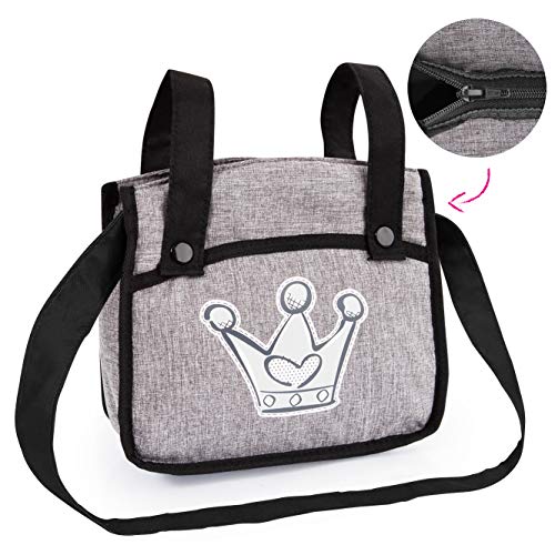 Bayer Design 18410Aa, Cochecito de Muñecas, Carro Neo Vario, Combolsa, Convertible, Plegable, Ajustable, Gris Comcorona, Color