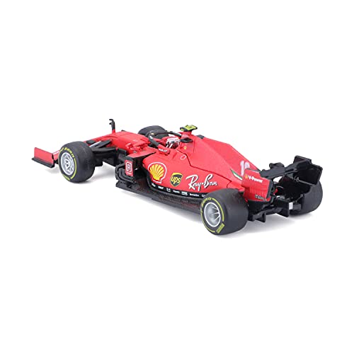 Bburago- Ferrari 1:43 F1 2020 con Casco Leclerc (May Cheong B18-36819L)