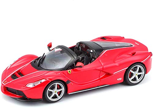 Bburago Maqueta de LaFerrari Aperta Ferrari Ferrari (Escala 1:43), Color Rojo