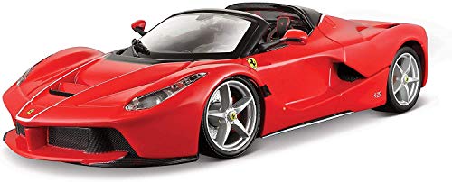 Bburago Maqueta de LaFerrari Aperta Ferrari Ferrari (Escala 1:43), Color Rojo