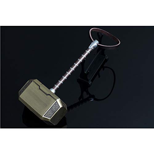 BCCDP Marvel Legends Series Mjolnir Thor's Hammer Martillo de Thor, Vengadores Martillo de Batalla de Thor,Thunder Hammer Toy Collectors Cosplay Prop Fancy Dress Weapon