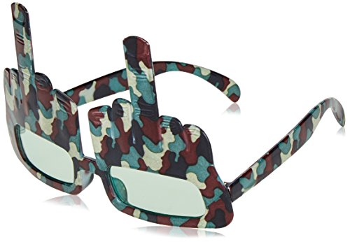 Beistle 60393 Camo Redneck Salute Fanci-Frames - Pack of 6 (accesorio de disfraz)