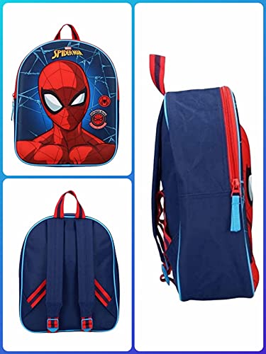 BELLVERBOX Mochila Spiderman 3d infantil Vuelta al cole