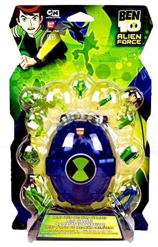 Ben 10 - 27641 - Alien Force - Mini Cámara de Creación Alienígena - Azul - con Mini Figuras Ben y Fangoso Transparento