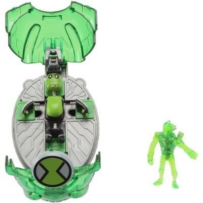 Ben 10 - 27642 - Alien Force - Mini Cámara de Creación Alienígena - Verde - con Mini Figuras Vomitón y Inferno Transparente