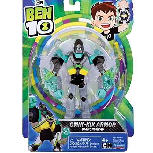 Ben 10 BEN46220 Figura de acción-Armadura de Cabeza de Diamante