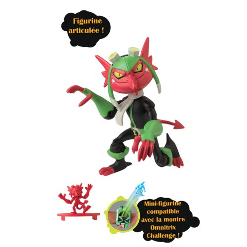 Ben 10 - Figura omnirotación Jury Rigg (Bandai 36032)