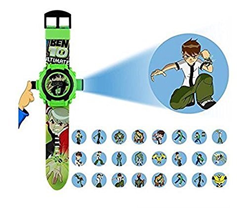 Ben10 24 images Projector Watch Kids Digital Wrist Watch