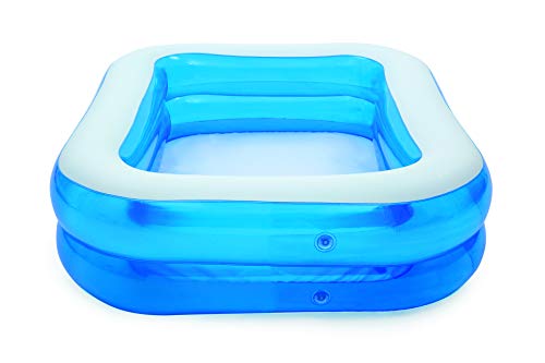 Bestway 54005 - Piscina Hinchable Infantil Blue Rectangular 201x150x51 cm