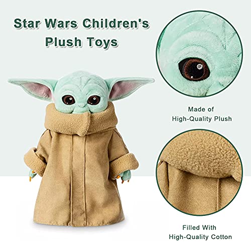 BESTZY Star Wars Muñeco de Peluche Juguetes, Muñeco de Peluche Muñeco de Juguetes Muñeca de Felpa Animados Muñeco de Peluche para Regalo de Cumpleaños de Los Niños