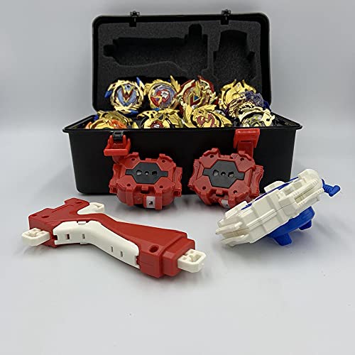 Beyblade Burst Turbo Set，Peonzas Juguetes Conjunto,Burst Turbo Launcher Set,Navidad Regalo, Regalo para Los Niños