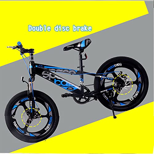 Bicicleta Moda Para Niños 18/20/22/24 Pulgadas, Bicicletas De Cross-Country De Una Velocidad Para Niños Y Niñas, Cuadro De Acero Al Carbono Y Frenos De Doble Disco, Regalos Para Niños,Naranja,20"