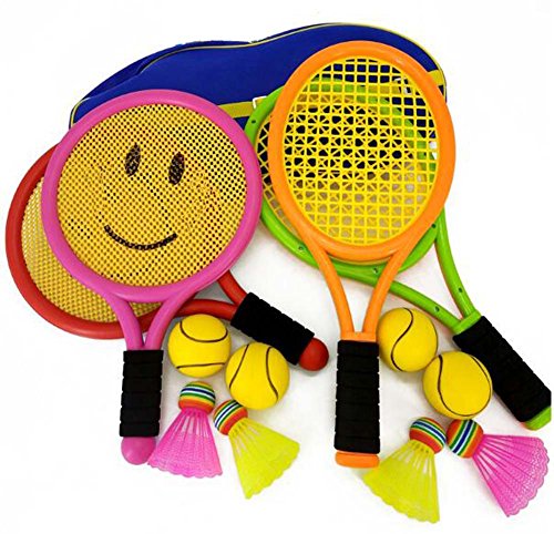 Black Temptation Cute Mini Tenis de bádminton / Juguete de Raqueta Juegos de niños-Set