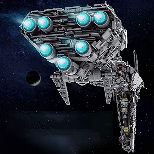 Bloques De Construcción Modelo Nave Espacial Tecnología, Kit Técnico Mold King 21001, Nave Espacial Médica Compatible Con Lego Star Wars USC - 6388 Piezas A,118 * 25 * 55cm