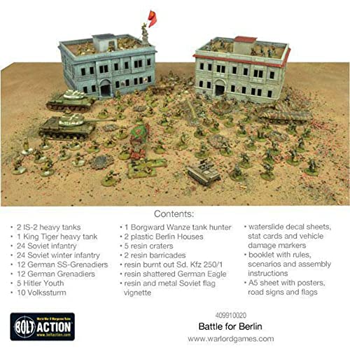 Bolt Action Warlord Games, La batalla por Berlín juego de batalla, Wargaming Miniatures