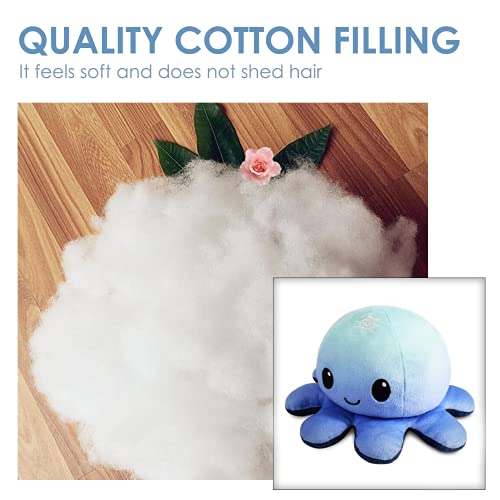 Bonita Juguetes de Peluche Pulpo Forma,Doble cara y doble color peluche pulpo reversible prime,Puede aliviar la ansiedad y expresar emociones pulpo reversible prime juguetes creativos