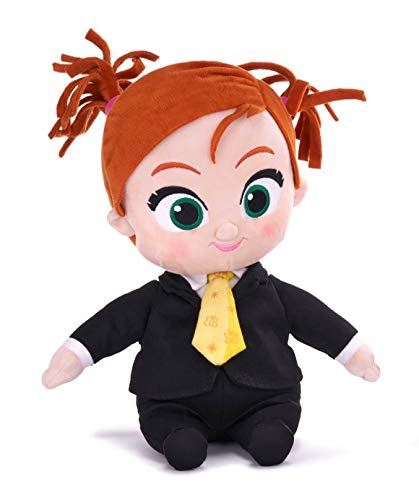 Boss Baby 2 figuras de peluche blandas de 28 cm edición nueva | Boss o Tina de juguete, película 2021, figuras de acción de dibujos animados originales niños, decoración de cumpleaños regalo (Tina)