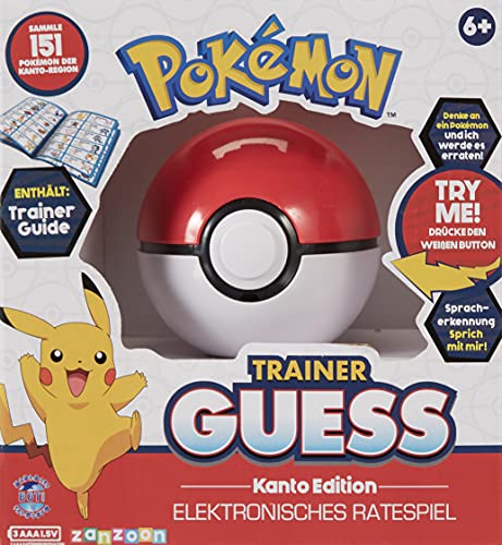 Boti Pokémon Electronic Guessing Game Trainer Guess Kanto Edition *Version Alemana*