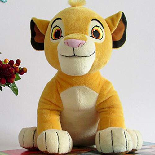 Boufery Simba El Rey León Peluches, Simba Lindo Sentado Alto Muñeco De Peluche Suave, Regalos para Niños 26cm