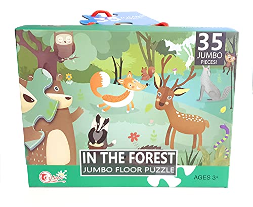 BP-En el Bosque 35 Piezas Puzzle, Color Jumbo/Gigante (88128)