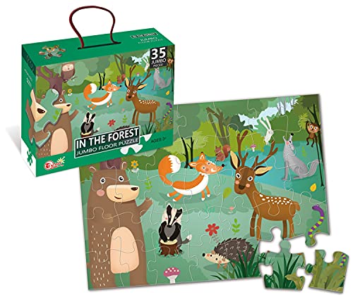 BP-En el Bosque 35 Piezas Puzzle, Color Jumbo/Gigante (88128)