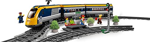 BRICKCOMPLETE Lego City - Juego de 4 trenes (60197, rieles 60205, 60238 Weichen & 30361)