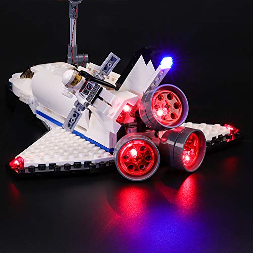 BRIKSMAX Kit de Iluminación Led para Lego Creator Lanzadera Espacial, Compatible con Ladrillos de Construcción Lego Modelo 31066, Juego de Legos no Incluido