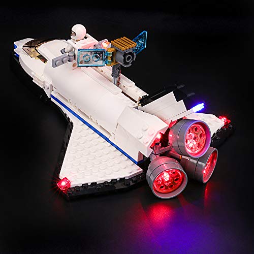 BRIKSMAX Kit de Iluminación Led para Lego Creator Lanzadera Espacial, Compatible con Ladrillos de Construcción Lego Modelo 31066, Juego de Legos no Incluido