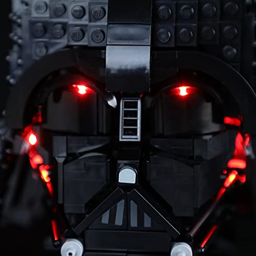 BRIKSMAX Kit de iluminación LED para Lego Star Wars Darth Vader - Compatible con Lego 75304 Building Blocks Model- No incluir el Conjunto de Lego