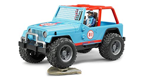 Bruder 02541 – Coche de Juguete Jeep Cross Country Racer con Conductor