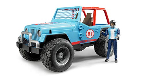 Bruder 02541 – Coche de Juguete Jeep Cross Country Racer con Conductor