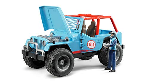 Bruder 02541 – Coche de Juguete Jeep Cross Country Racer con Conductor