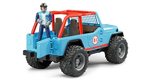 Bruder 02541 – Coche de Juguete Jeep Cross Country Racer con Conductor